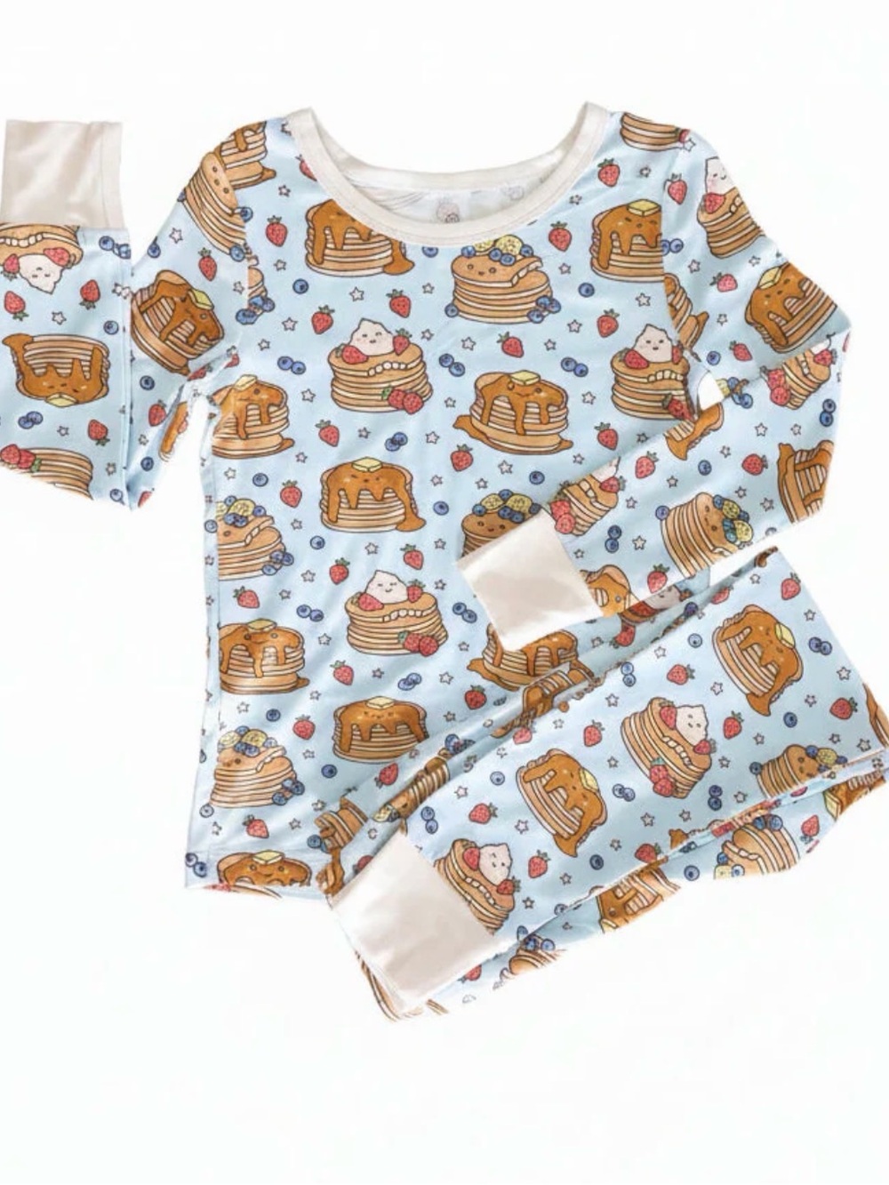 Caden Lane Brunch Buddies Two Piece Pajama Set Size 3T